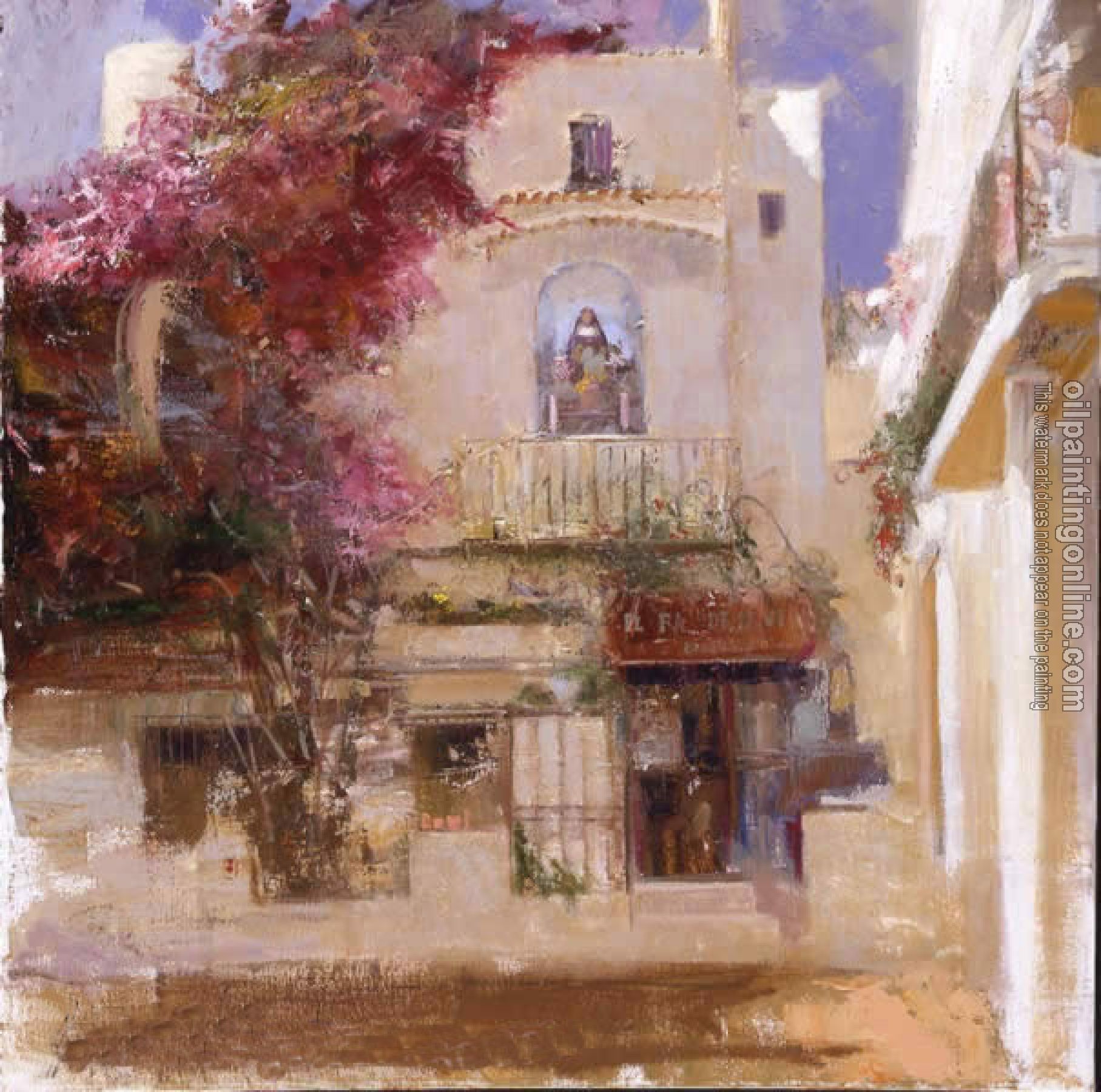 Pino Daeni - Impression oil painting.